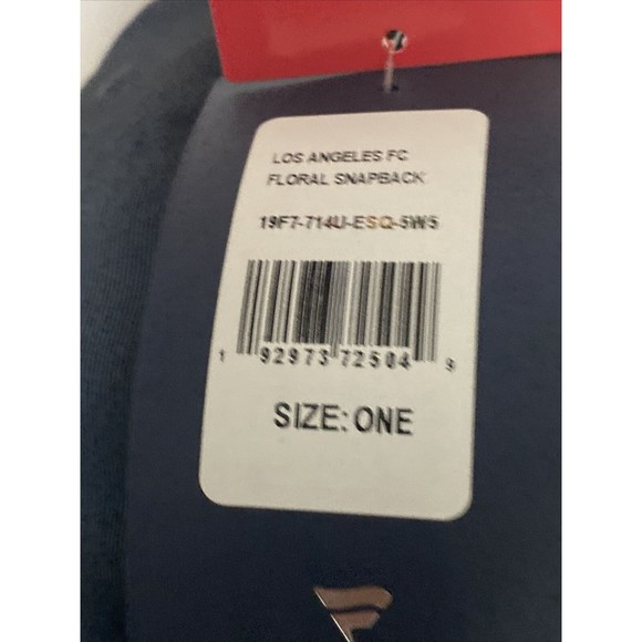 Fanatics Snapback Hat Floral One Size Embroidered LA Los Angeles FC‎ MLS Black - Picture 7 of 14